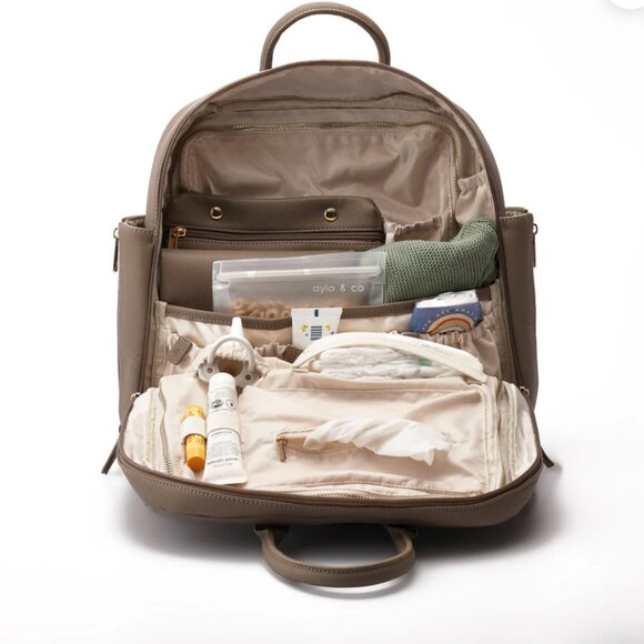 Ayla and Co Full Size Gray Diaper Bag - Picture 3 of 7